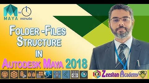 How to Setup & Organize Folder Files Structure with Scenes setting in Autodesk Maya | Maya Tips-3