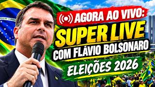 ACONTECENDO AGORA! SUPER LIVE COM FLÁVIO BOLSONARO, DANI MARQUES E TODA TURMA DA VITÓRIA.