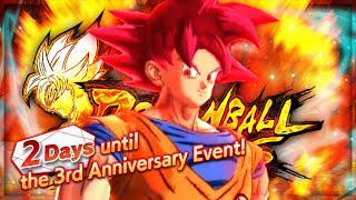 THIS FREE GOD GOKU IS S TIER!! 2 DAYS UNTIL 3RD ANNI.!! | Dragon Ball Legends