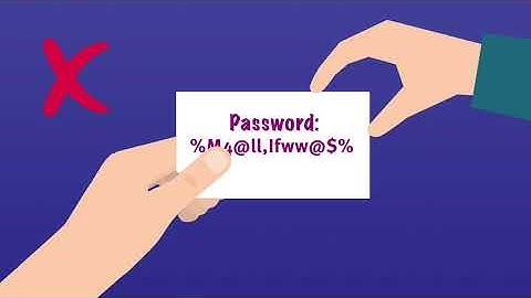 ICT Be Secure - Strong Passwords