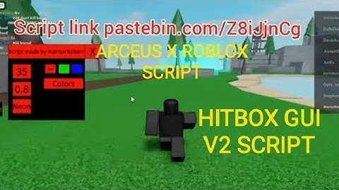 Roblox Script (Hitbox gui V2) jjsploit. can be use on Arceus X too and any #games #gaming #gameplay
