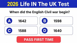 2026 Life IN The UK Test | 24 Prime Questions | Pass First Time