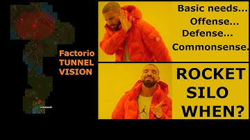 Impossible Concept? - Factorio Tunnel Vision ep1 (Insane Beeline to Rocket Silo)