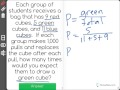 Probability and Expected Value of Cubes