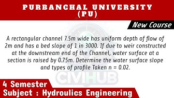 Non Uniform Flow||Gradually Varied Flow(GVL)||Rapid Varied Flow||Hyroulics Engineering||New Syllabus