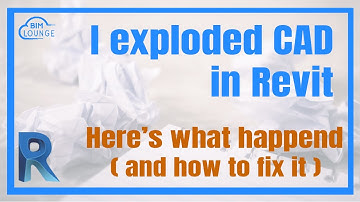 Exploded CAD imports   How to clean Revit projects