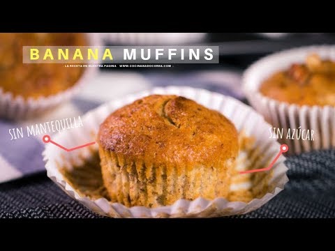 Video: Cómo Hornear Un Sabroso Muffin De Plátano