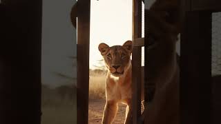 Caught on Camera: Lion Attacks Photographer in the Wild ##lioness #wildlifephotography #attack