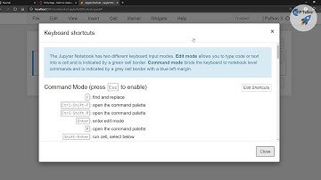 Jupyter Notebook Keyboard Shortcuts | Machine Learning with Jupyter Notebook | KGP Talkie