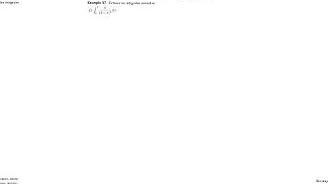 Intégrales impropres (2)