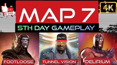 Map7 day 5 Epic Modifier - Footloose Tunnel Vision Delirium path | Marvel Contest of Champion