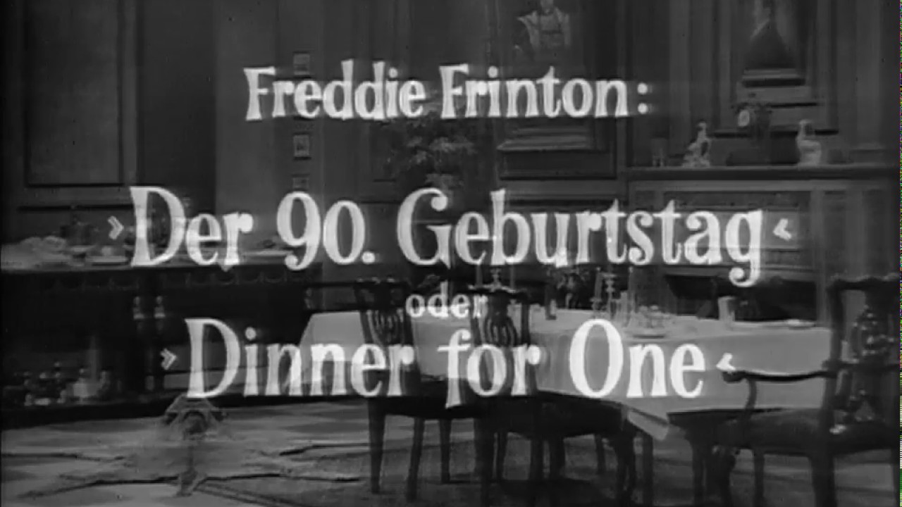 Dinner for One - Original [HD] - YouTube