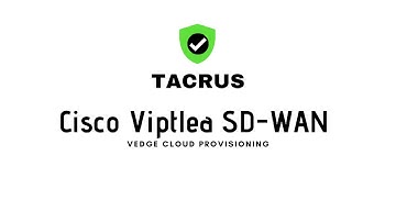 Viptela Vedge Cloud Provisioning