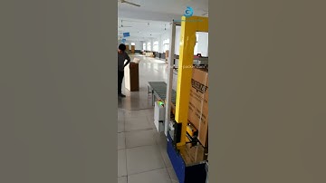 Automatic big size box tape top bottom sealing machine with PP strapping packing machine testing vid