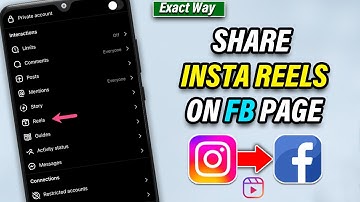 How to share your instagram reels on facebook page 2025 [new Update]
