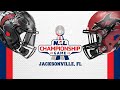 2023 nal championship  carolina cobras vs jacksonville sharks