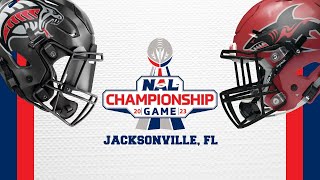 2023 NAL Championship  Carolina Cobras vs Jacksonville Sharks