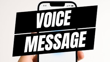 How To Send Voice Message On iPhone - Full Guide