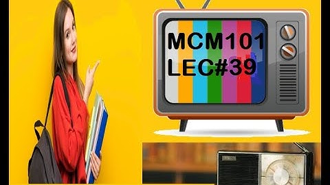 MCM101_LECTURE 39 || MCM101_SHORT LECTURE 39 || VIRTUAL UNIVERSITY OF PAKISTAN