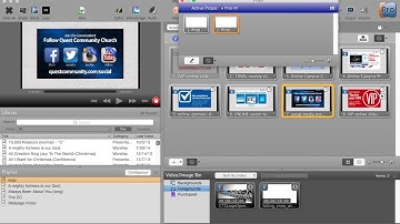 ProPresenter 5 Tutorial  A persistent foreground video over changing slides | ChurchTechCast com Scr