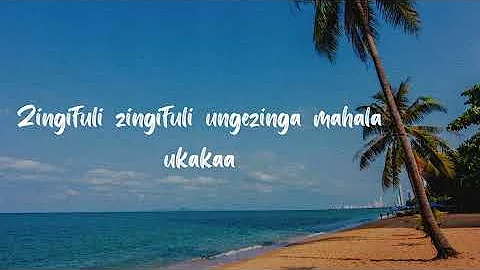 Diamond Platnumz Ft Khadija Kopa Nasema Nawe Lyric Video 