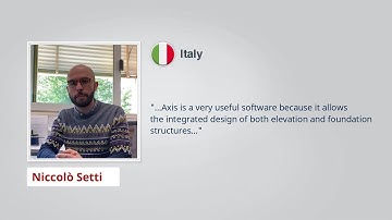 AxisVM - structural analysis & design software - User testimony from Italy