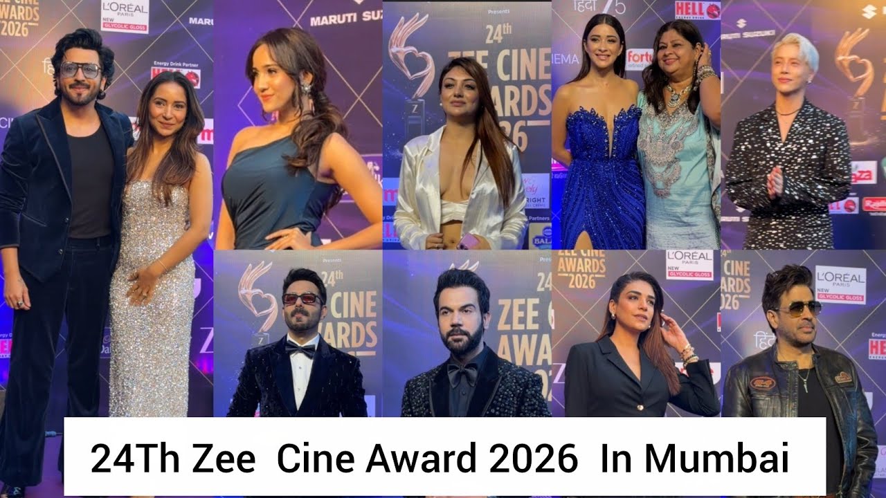 24Th Zee  Cine Award 2026 Rajat Bedi Aparshakti Rajkumar Dheeraj Ashi Singh Anjum And More 
