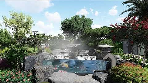 Thiết Kế Thi Công Sân Vườn Biệt Thự Nghỉ Dưỡng Long Thành