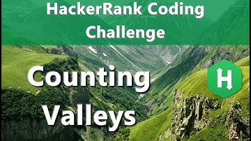 Valley Count HackerRank Coding Challenge Solution