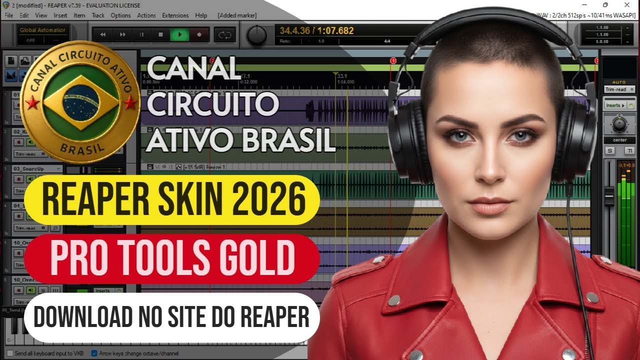 ❌ Reaper Pro Tools Gold 2026 Grátis ❌