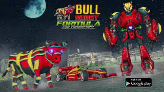 Bull Robot Formula Car Transform: Robot Games screenshot 4