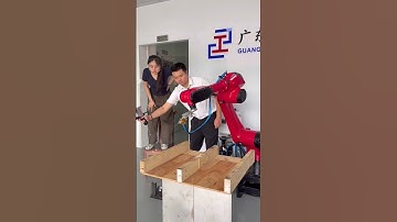 Non-programming spray painting robot.#industrial #welding #robot #spraying #machine