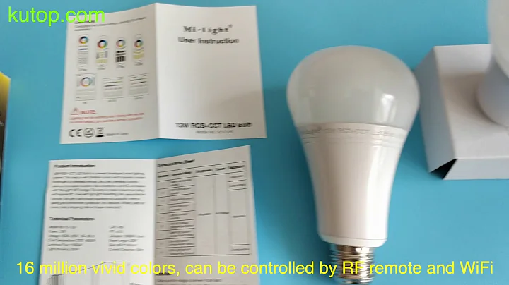 FUT105 MiLight 12W RGB+CCT LED bulb light - kutop.com