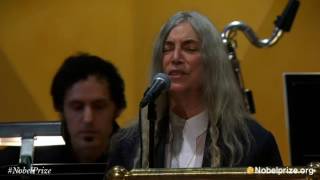 Patti Smith - A Hard Rain's a-Gonna Fall (Nobel Prize awards ceremony)