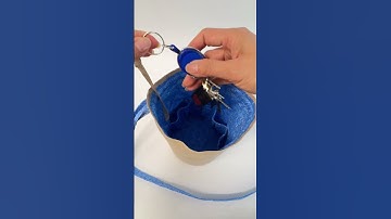 Holly Round Drawstring Bag | DIY Lined Crossbody Bag  #diydrawstringbag  #crossbodybucketbag