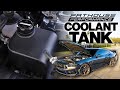 Fathouse fab coolant tank upgrade on our 2024 mustang dark horse