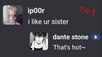 Saying "i like your sister" to bots in JANITOR AI gone absolutely FREAKY.. TW!