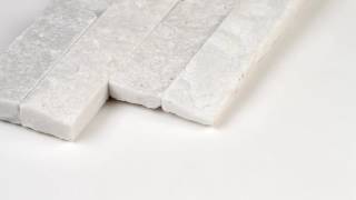Arctic White Split Face Ledger Panel