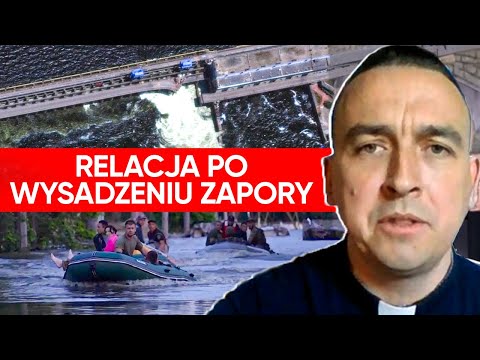 "Nawet 70 zatopionych miejscowości". Dramatyczna relacja z zalanej Ukrainy