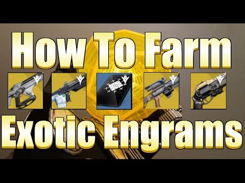 Destiny - How To Farm Exotic Engrams In The Taken King (Three Of Coins Method)