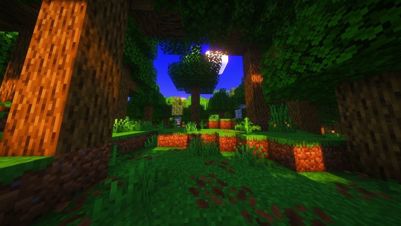 🌤️ Sun Rays Through the Forest | Calm Minecraft Light Ambience