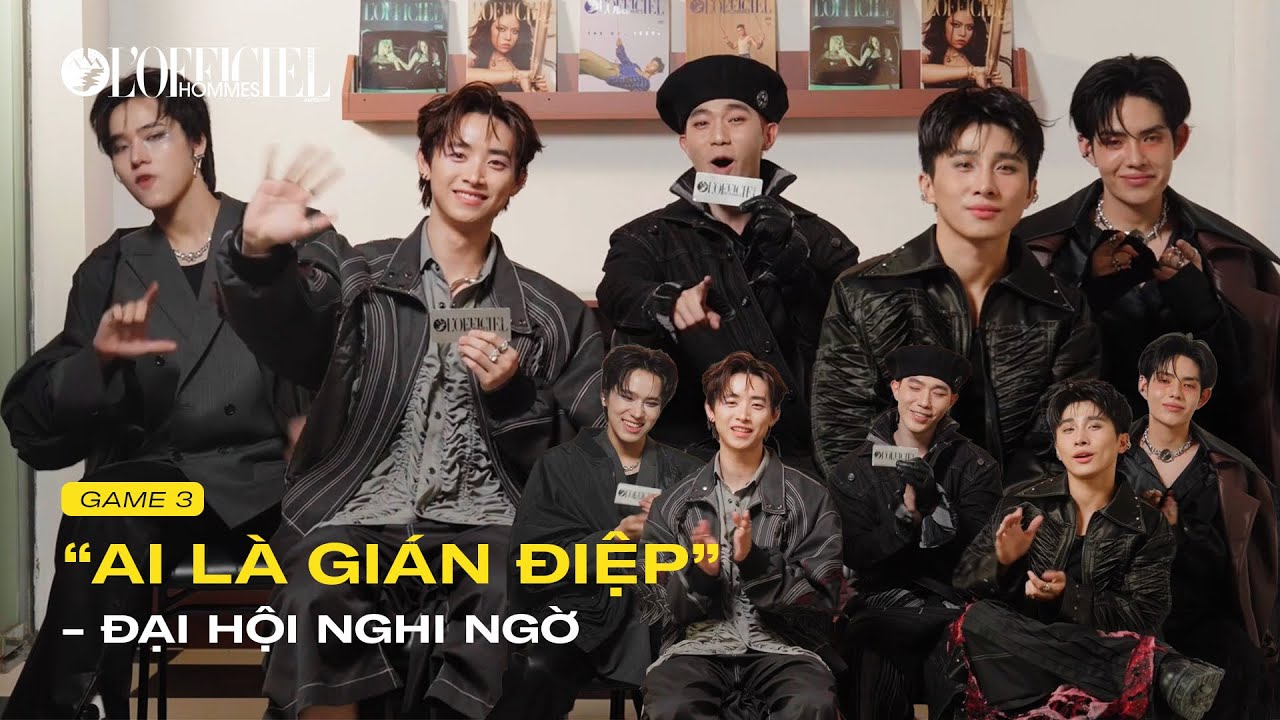 LỚP HỌC ANH TRAI “SAY HI” | MINIGAME “AI LÀ GIÁN ĐIỆP”