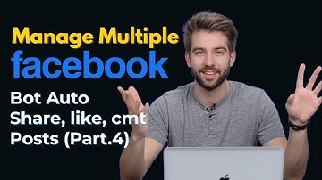 Facebook Auto Sharing Only 1 Click at once 2025 | Manage Multiple Facebook Accounts (Part 4)