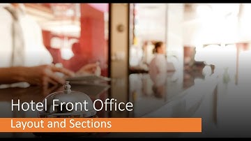 Hotel Front Office  Layout & Sections
