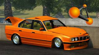 BMW E34 540i Drift (Crash-Test) | BeamNG.drive Alpha