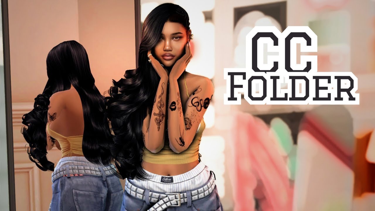 BADDDIESIMS All-in-One CC Folder | FREE Custom Content