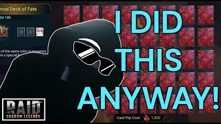 New Gracchos Turn-Drake Guarenteed Legendary Deck Of Fate Event... Raid Shadow Legends