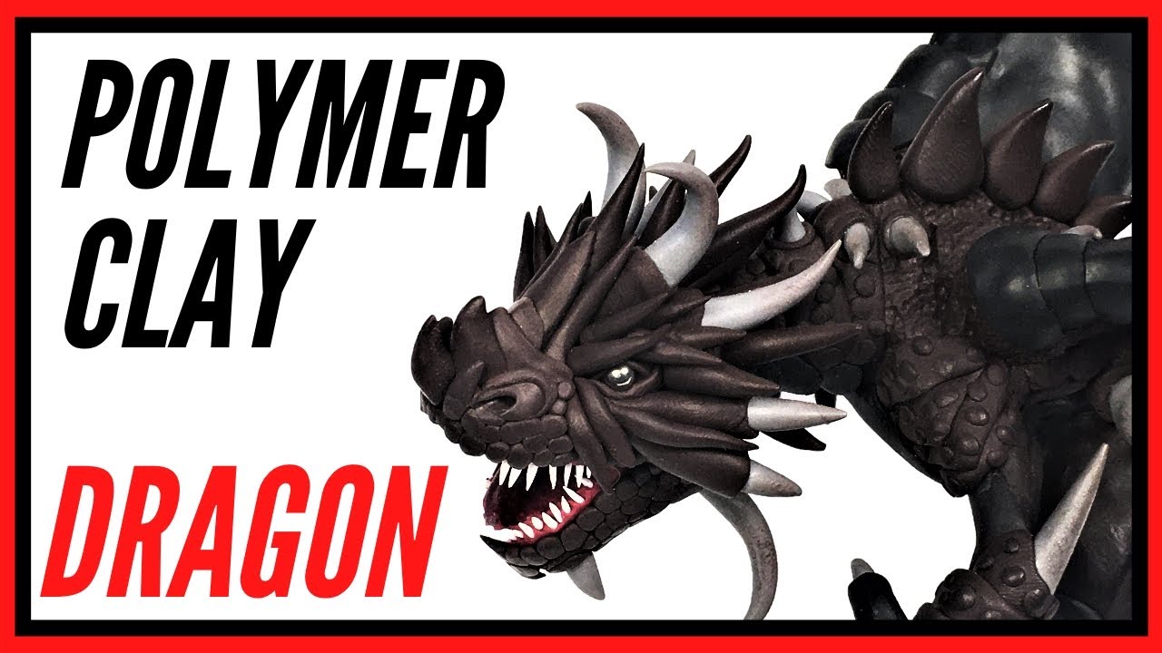 POLYMER CLAY DRAGON 🐲🐲🐲 | How to sculpt an Awesome figure of a dragon | DRAGÓN de FIMO SOFT