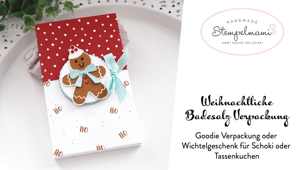 Weihnachtliche Badesalz Verpackung | Goodie Verpackung | Wichtelgeschenk | Schokolade | Tassenkuchen