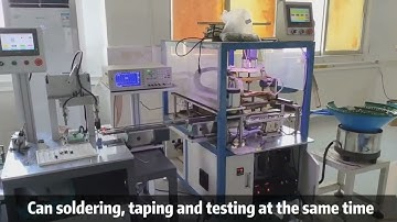 Automatic taping & testing machine+Soldering Machine  WM-1948TSN+WTS2MTA